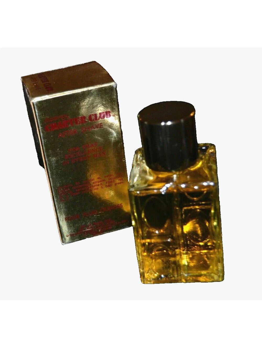 AMWAY CHARTER CLUB Men's AFTERSHAVE 4 fl.oz. Bottle w/Original Box HTF Vintage
